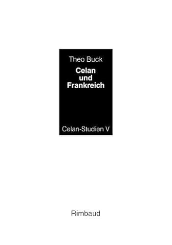 Beispielbild fr Celan-Studien / Celan und Frankreich: Darstellung mit Interpretationen zum Verkauf von medimops