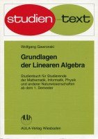 9783891045664: Grundlagen der Linearen Algebra.