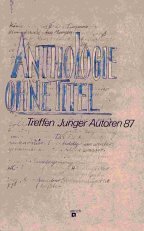 Beispielbild fr Anthologie ohne Titel zum Verkauf von Antiquariat Armebooks