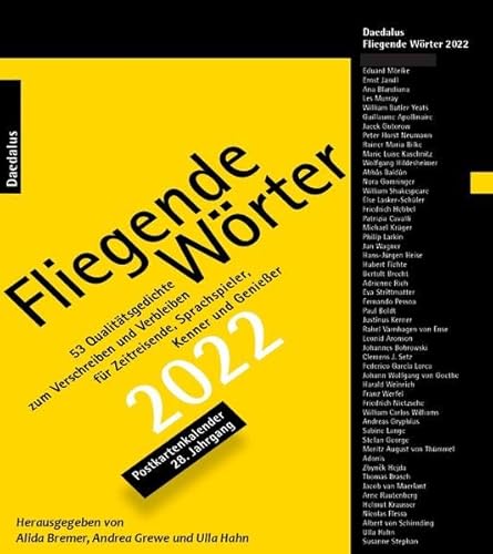 Beispielbild fr Fliegende Wrter 2022: 53 Qualittsgedichte zum Verschreiben und Verbleiben zum Verkauf von medimops