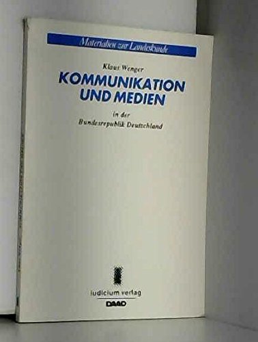 Beispielbild fr Kommunikation und Medien in der Bundesrepublik Deutschland zum Verkauf von Antiquariat BM