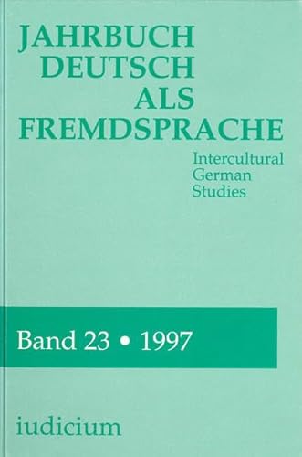 Stock image for Jahrbuch Deutsch als Fremdsprache. Intercultural German Studies for sale by Buchpark