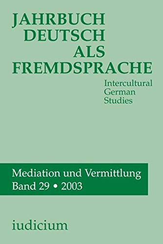 9783891291658: Jahrbuch Deutsch als Fremdsprache. (Intercultural German Studies). Bd.29 : 2003