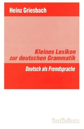 Beispielbild fr Kleines Lexikon zur deutschen Grammatik zum Verkauf von medimops