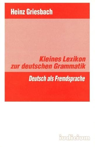 Stock image for Kleines Lexikon zur deutschen Grammatik for sale by medimops