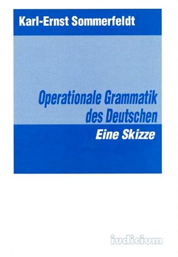Beispielbild fr Operationale Grammatik des Deutschen: Eine Skizze zum Verkauf von medimops