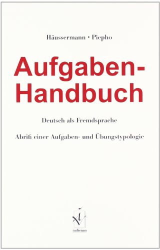 Stock image for Aufgaben-Handbuch: Deutsch Als Fremdsprache: Abri Einer Aufgaben- Und bungstypologie for sale by Anybook.com