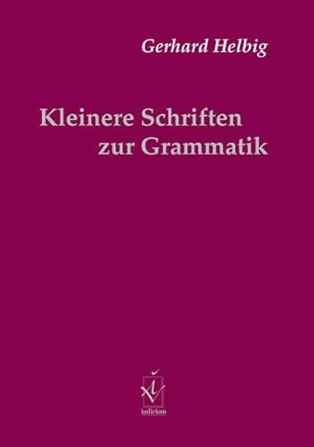 Beispielbild fr Kleinere Schriften zur Grammatik zum Verkauf von medimops