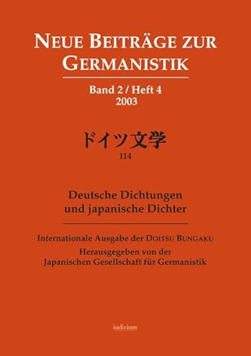 Beispielbild fr Deutsche Dichtungen und japanische Dichter zum Verkauf von medimops