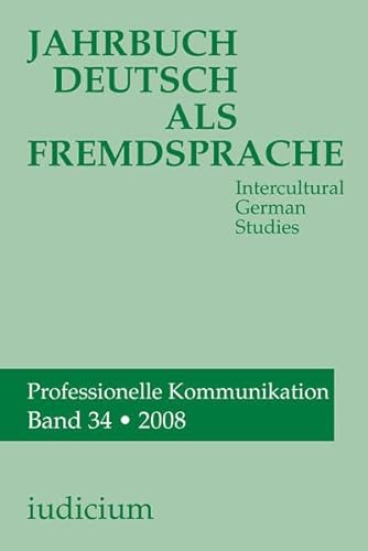 9783891298336: Jahrbuch Deutsch als Fremdsprache: Intercultural Geman Studies