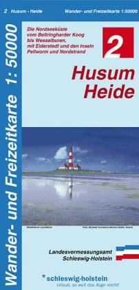 Beispielbild fr LVA SH 50 000 Wanderkarte Husum - Heide: Die Nordseekste vom Beltringharder Koog bis Wesselburen, mit Eiderstedt und den Inseln Pellworm und Nordstrand zum Verkauf von medimops