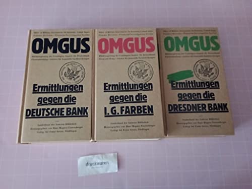 9783891900192: OMGUS - Ermittlungen gegen I.G. Farben