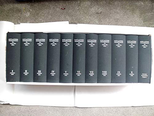 Beispielbild fr Sinn und Form. Beitrge zur Literatur 1949-1958. 10 Bnde: 10 Bde, 1 Register. Reprint-Ausgabe zum Verkauf von Bcherbazaar