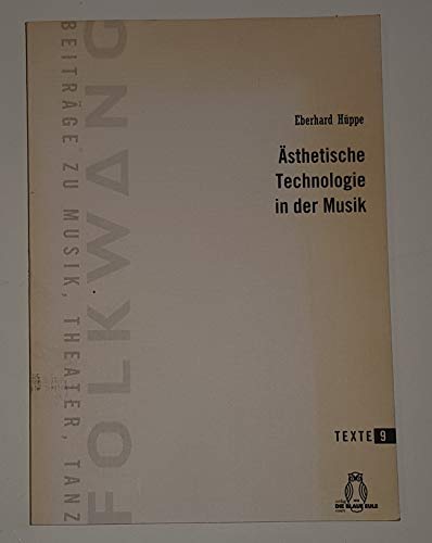 Stock image for sthetische Technologie in der Musik for sale by medimops