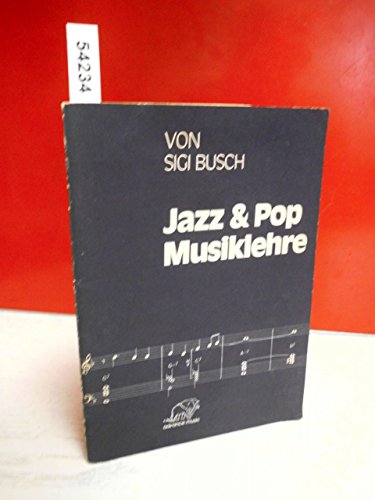 9783892210016: Jazz und Pop Musiklehre