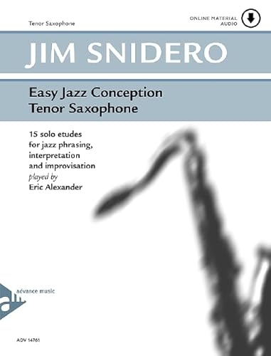 Imagen de archivo de EASY JAZZ CONCEPTION SAXOPHONE +CD a la venta por Magers and Quinn Booksellers