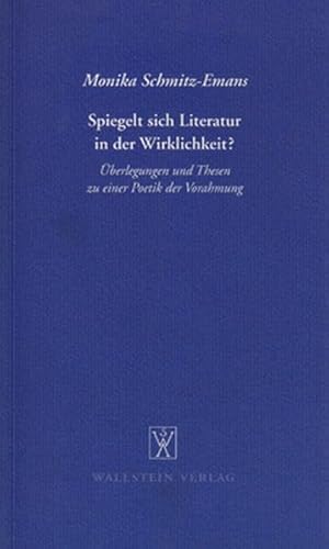 Beispielbild fr Spiegelt sich Literatur in der Wirklichkeit? berlegungen und Thesen zu einer Poesie der Vorahnung: Antworten auf die Preisfrage der Deutschen Akademie fr Sprache und Dichtung vom Jahr 1992 zum Verkauf von Che & Chandler Versandbuchhandlung