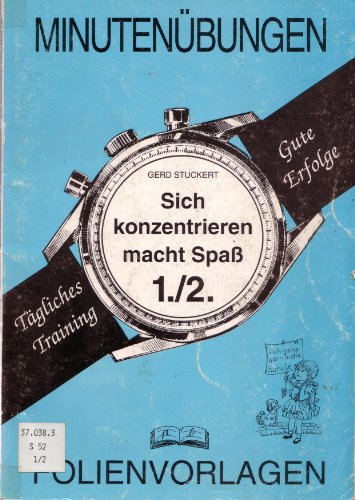 Beispielbild fr Minutenbungen, sich konzentrieren macht Spa 1./2. Schuljahr, Folienvorlagen zum Verkauf von Antiquariat am Mnster Gisela Lowig