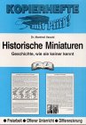 Beispielbild fr Historische Miniaturen zum Verkauf von medimops