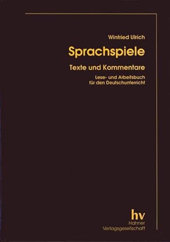 9783892940746: Ulrich, W: Sprachspiele