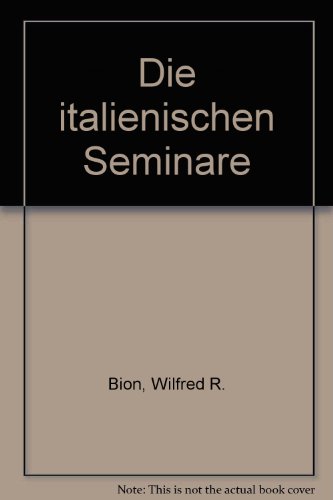 Stock image for Die italienischen Seminare for sale by medimops