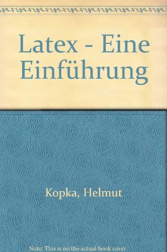 Stock image for Latex - Eine Einfhrung for sale by Ammareal