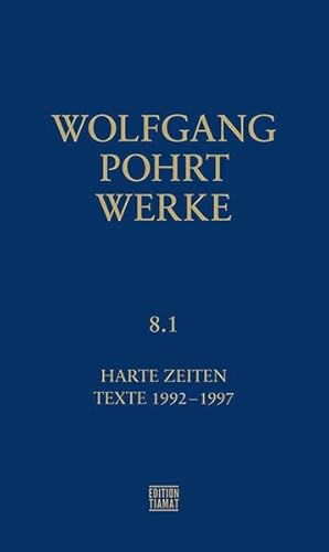 Beispielbild fr Werke Band 8.1 -Language: german zum Verkauf von GreatBookPrices