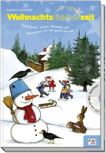 Beispielbild fr Kinderland: Weihnachtszauberzeit: Geschichten, Lieder, Rezepte und Bastelideen für die ganze Familie zum Verkauf von WorldofBooks