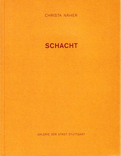 Imagen de archivo de Schacht a la venta por Montana Book Company