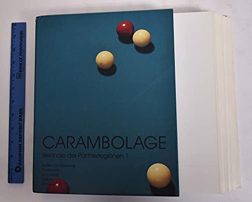 Imagen de archivo de Carambolage: Biennale Der Partnerregionen 1 [Ausstellung] Staatliche Kunsthalle Baden-Baden 5.9.-25.10.1992 a la venta por ! Turtle Creek Books  !