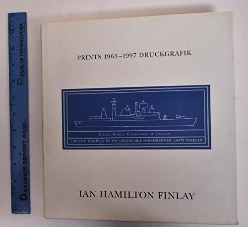 Beispielbild fr Ian Hamilton Finlay - Prints 1963-1997 Druckgrafik zum Verkauf von Antiquariaat Looijestijn