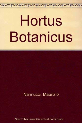 9783893225620: Nannucci/hortus bota
