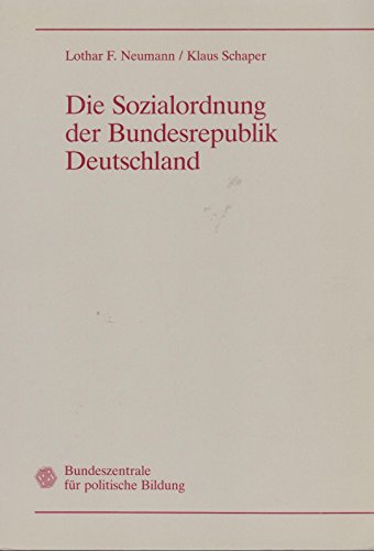 9783893310760: Die Sozialordnung der Bundesrepublik Deutschland