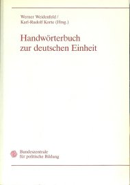 Imagen de archivo de Handbuchwrterbuch zur Deutschen Einheit a la venta por Bernhard Kiewel Rare Books