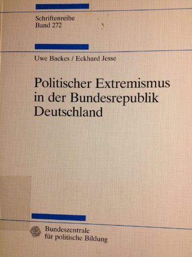 Stock image for Politischer Extremismus in Der Bundesrepublik Deutschland for sale by Bernhard Kiewel Rare Books