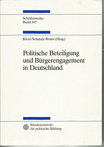 Beispielbild fr Politische Beteiligung und Brgerengagement in Deutschland: Mglichkeiten und Grenzen zum Verkauf von Paderbuch e.Kfm. Inh. Ralf R. Eichmann