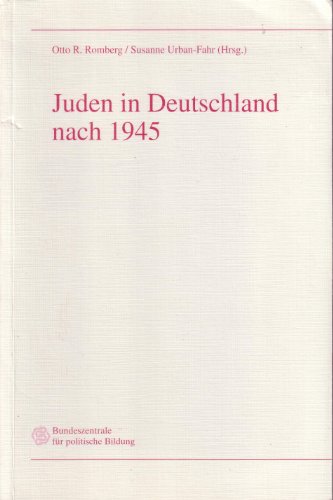 Imagen de archivo de Juden in Deutschland nach 1945 : Brger oder "Mit"-Brger? a la venta por Bernhard Kiewel Rare Books