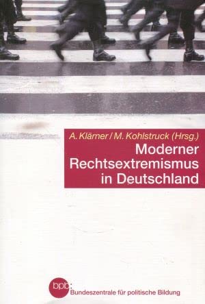 Beispielbild fr Moderner Rechtsextremismus in Deutschland zum Verkauf von Versandantiquariat Felix Mcke