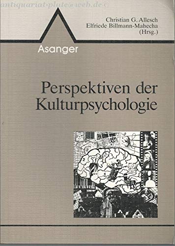 Beispielbild fr Perspektiven der Kulturpsychologie zum Verkauf von medimops