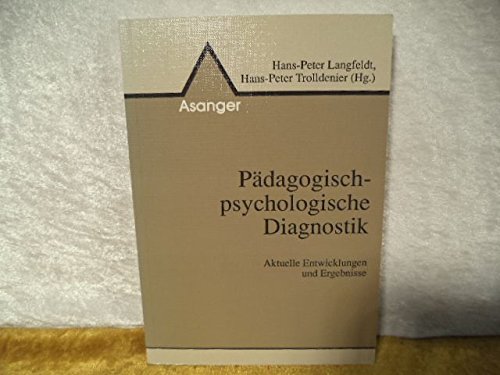 Imagen de archivo de Pdagogisch-psychologische Diagnostik. Aktuelle Entwicklungen und Ergebnisse a la venta por medimops