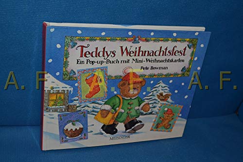 Teddys Weihnachtsfest. Ein Pop- Up Buch mit Mini- Weihnachtskarten