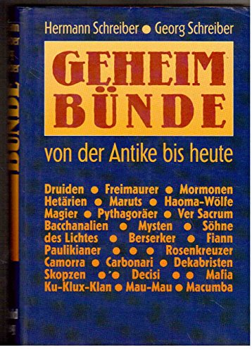 Stock image for Geheimbünde. Von der Antike bis heute for sale by Goldstone Books
