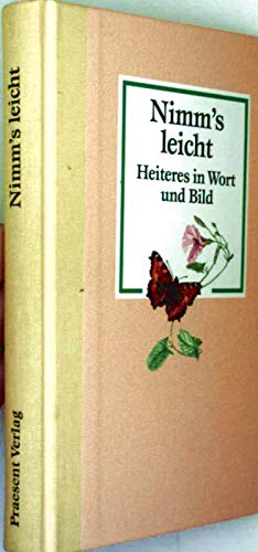 Stock image for Nimm's leicht for sale by Buch et cetera Antiquariatsbuchhandel