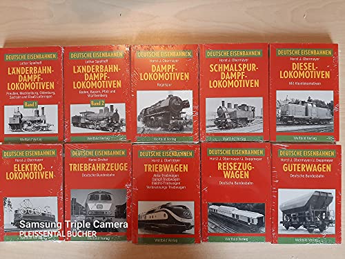 9783893508198: Deutsche Eisenbahnen, Ausfhrliche Dokumentation der Geschichte der deutschen Eisenbahn in 10 Bnden: 10 Bde.