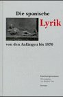 Die spanische Lyrik von den Anfängen bis 1870: Einzelinterpretationen