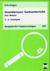 9783893584512: Grundwissen Sachunterricht / Das Wetter: 2.-4. Schuljahr (Bergedorfer Kopiervorlagen) - Dinges, Erik