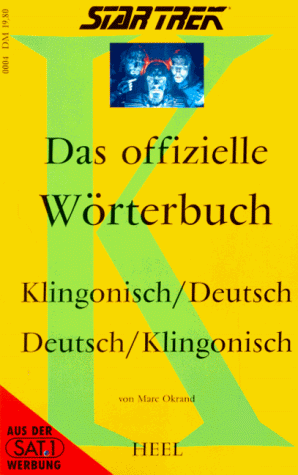 Stock image for Star Trek. Das offizielle Wrterbuch Klingonisch - Deutsch / Deutsch - Klingonisch for sale by medimops