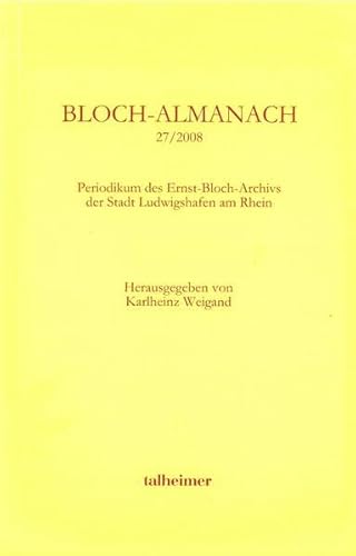 Beispielbild fr BLOCH-ALMANACH Nr. 27/2008; Nummer 28/2009 zum Verkauf von German Book Center N.A. Inc.