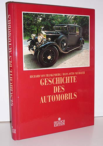 Beispielbild fr Geschichte des Automobils zum Verkauf von Antiquariat  Lwenstein