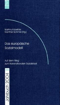 9783894040048: Das europische Sozialmodell: auf dem Weg zum transnationalen Sozialstaat (WZB-Jahrbuch)